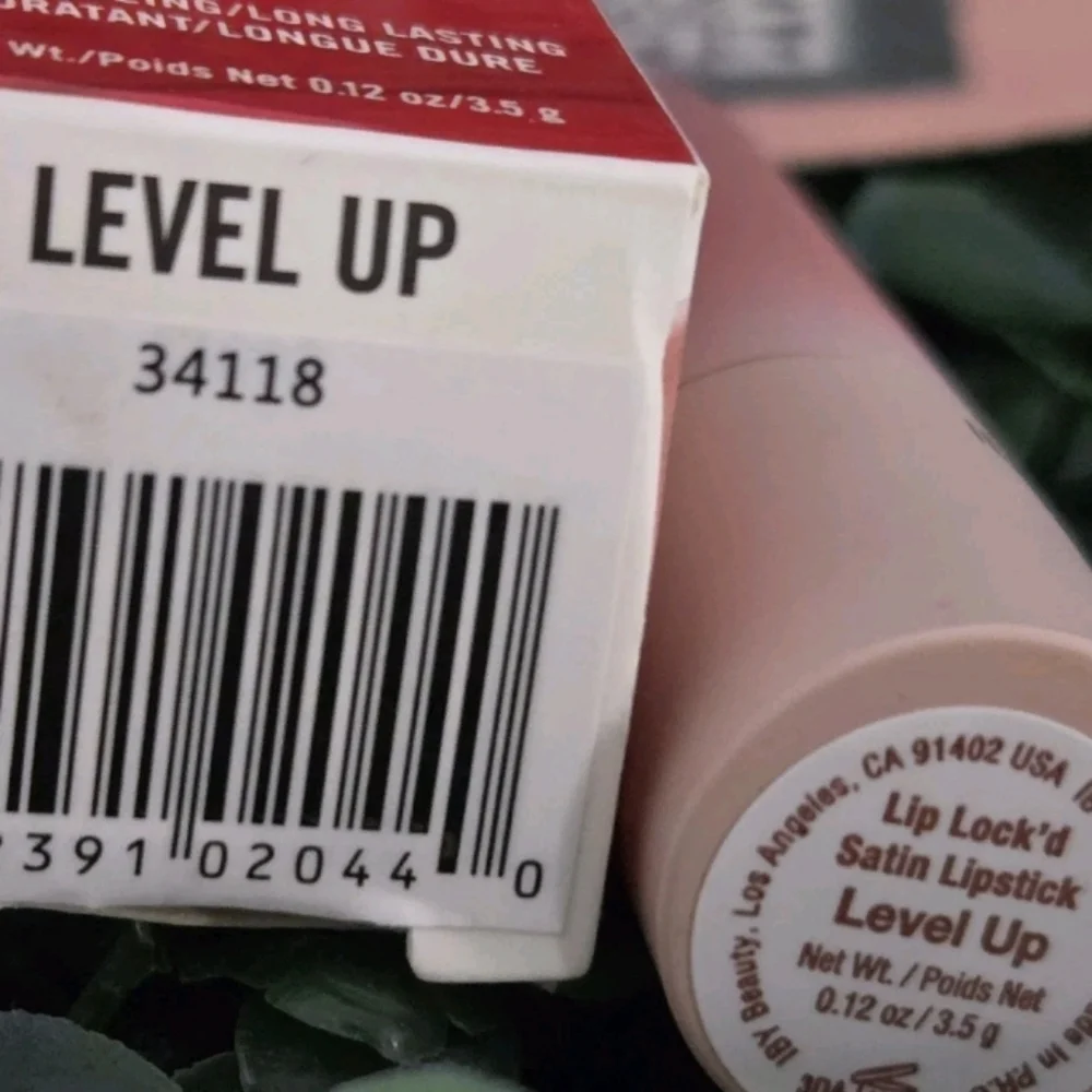 NIB IBY Beauty Lip Lock'd Satin Lipstick - Level Up